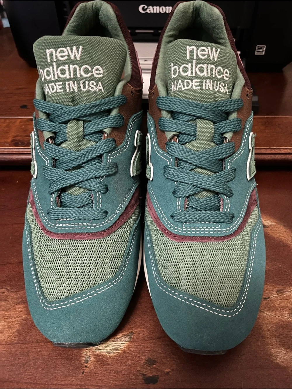 New balance 997 men size 8 U997TB green - Picture 4 of 11